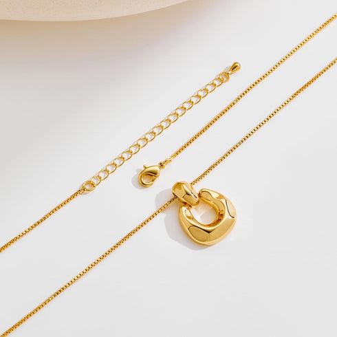 Gold Pendant Necklace for Women Statement Pendant Necklace for Women Jewelry Gift...