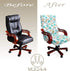 Computer Office High Back Large Chair Covers Stretchable Polyester Washable Rotating Chair Slipcovers,ONLY Chair Covers M009 (M009-1)...