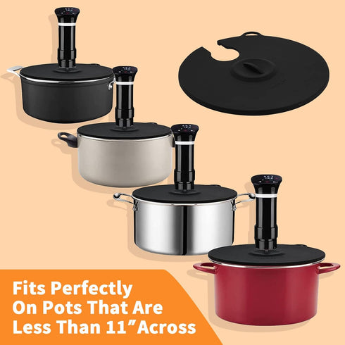 Sous Vide Precision Cooker Silicone Lids, Fits up to 11 pot, Compatible with Anova Culinary Sous Vide Precision Cookers, Prevent Water Evaporation...