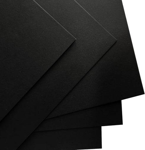 100 Sheets Black Cardstock Thick Paper – A4 Blank Medium Weight 70 lb Cover Card Stock Printer Paper – for Invitations, Scrapbooking, Crafts, DIY ...