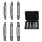 6PC Damaged Screw Extractor Set,Upgrade-Gifts for Men,High Speed Steel for Easy Removal of Rusty & Broken Hardware, Remover for Stripped Head Scre...