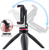 Metal Phone Tripod Mount w Rotatable Cold Shoe for Micphone Easy Use,Compatible with iPhone Tripod Adapter, Cell Phone Mount Holder,Hot Video Crea...