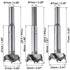 3Pcs Woodworking Hole Opener Drill Bit 21mm+22mm+23mm Forstner Drill Bits Tungsten Carbide Wood Hole Saw Hinge Drilling Boring Bit Cutter...