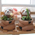 Sloth Planter Pots Smiley Face Planter Hanging Resin Flower Head Planters for Indoor and Outdoor Plants,Succulent Pots for String of Pearls Plant ...