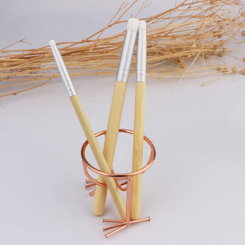Mini Blending Brushes for Card Making, Dry Brush Miniature Painting Dry Miniature Painting Set for for Craft Detail Painting (3 Pack)...