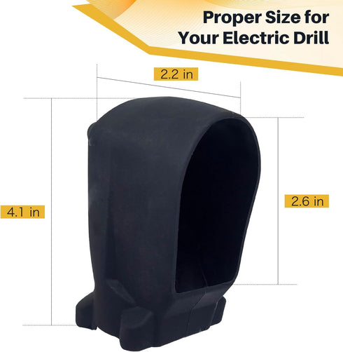 49-16-2564 Rubber Protective Boot - Durable Shield for Milwaukee Impact and Dust Protection of Power Tools 2564-20, 2565-20 and 2565P-20...