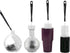 ALINK 16in Extra Long Black Bottle Cleaning Brush Cleaner for Washing Narrow Neck Beer/Wine/Thermos, Sport Well/Brewing Bottles/Hummingbird Feeder...