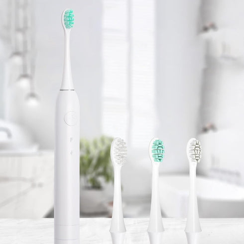 Electric Toothbrush Replacement Toothbrush Heads, SmartSonic+ Toothbrush Heads Compatible with SmartSonic+ Electric Toothbrush, 3 Pack Replacement...