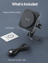 for MagSafe Car Mount Charger - 15W Wireless Magnetic Car Charger Holder for iPhone 15/14/13/12 Series, Air Vent, Stable, Strong Magnets, Vegan Le...