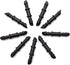 5mm (Dia) Double Barbed Hard Plastic Water Hose Straight Connector Fitting, Micro Drip Irrigation Systems Quick Connect Hose Sprinkler Adapters Fi...