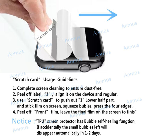 Compatible for Zhizhi P72 Smart Watch Screen Protector (6 Pack) Compatible for SOUYIE 1.91" Smartwatch Flexible Full Coverage Clear TPU Film...