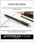 Uni Jetstream PRIME 0.5mm Oil-based Ballpoint Pen Black Body + Black/Red/Blue Refills, Sticky Notes Value Set...