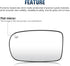 Driver Side Mirror Fit for Chrysler 200 2011-2017 / Chrysler 300 2012-2021 / Dodge Charger 2011-2021 Heated Rear View Mirrors Replace for 68101147...
