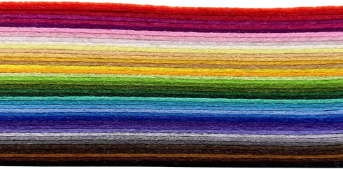 40 pcs Craft Felt Fabric Sheets 8x12 inches Assorted Color Craft Squares Nonwoven 1mm Thick...