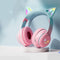 Bluetooth earphones, cute styling earphones, foldable breathing color light, wireless Bluetooth 5.0, can be linked and used on mobile phones, tabl...