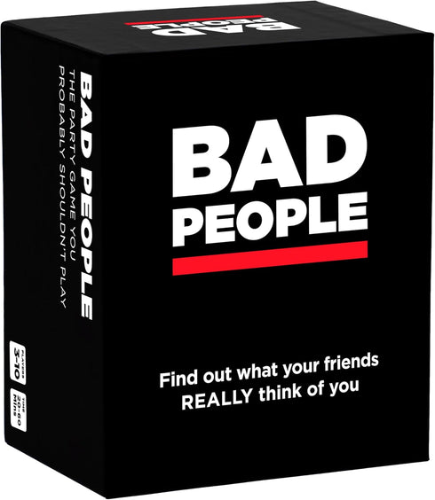 BAD PEOPLE Party Game - Find Out What Your Friends Really Think of You - Hilarious Adult Card Game for Fun Parties and Board Games Night with Your...