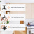 Aosome Under Cabinet Utensil Holder Hanger 360°Rotating Stainless Steel Kitchen Utensil Hanger 8 Hooks...