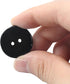 50 Pcs Premium 2-Hole Resin Sewing Buttons - Black Round Mixed Buttons for Sewing, DIY, and Holiday Decoration (Black)...
