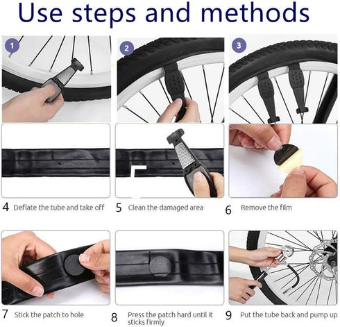 YBEKI NAMUCUO Bike Repair Tool Kits - Bicycle Tool Set with Saddle Bag and Bicycle multi-tool Chain Tool (black Tool kits 19 in 1 + Bag)...