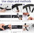 YBEKI NAMUCUO Bike Repair Tool Kits - Bicycle Tool Set with Saddle Bag and Bicycle multi-tool Chain Tool (black Tool kits 19 in 1 + Bag)...