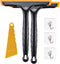 Shower Glass Door Squeegee, Silicone Squeegee with Anti-Break Handle for Bathroom Door, Tile, Glass Cleaning Tools and Window Film Installation. I...