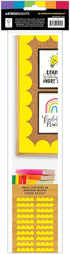 Astrobrights Bulletin Board Borders, 2" x 12", Solar Yellow, Pack of 20 Borders...