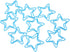 Star Paper Clips, 100pcs Blue Star Paper Clips Bookmarks Cute Paper Clips Small Paperclips for Office School Paper Files Organizing...