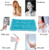 Gel Beads Ice Pack, Hot Cold Pack, Reusable Ice Pack, for Injury, Swelling, Pain Relief, Knee, Shoulder, Foot, Ankle, Neck, Hip, Elbow, Back, Wisd...