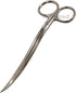 1 EA Professional Large Double-Curved Machine Embroidery Scissors - 6" Double curved bent handle -Stainless Steel Embroidery Scissors Supplies...