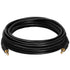 Cmple - 3.5mm Aux Audio Cable Stereo 25 ft Male to Male Speaker Cable Auxiliary Cord Adapter for Car, Phone, Headphones - Black...