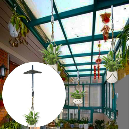 Alovexiong 4 Pack Carbon Steel Plasterboard Ceiling Hooks Spring Toggle Wing Bolts Hanger Wall Ceiling Installation Cavity Wall Fixing Anchors Cei...