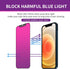 2 Pack Gradient Tempered Glass for iPhone 12 Pro / 12 Privacy Screen Protector for iPhone12 / 12Pro 6.1inch Anti Spy Anti Blue Light Eye Protectio...