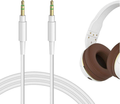 Geekria Audio Cable Compatible with Skullcandy Hesh Evo, Crusher Evo, Crusher Wireless, Hesh 3, Hesh 2, Aviator, Venue, Mix Master, Riff 2 Cable, ...