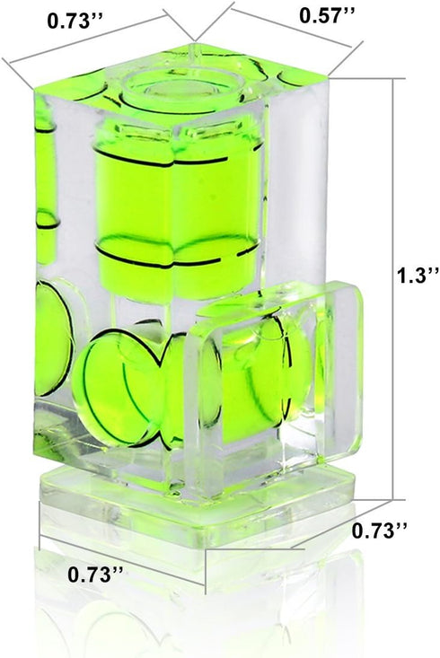6 Pack Hot Shoe Level, Hot Shoe Bubble Level Camera Hot Shoe Cover 2 Axis Bubble Spirit Level for DSLR Film Camera Canon Nikon Olympus,Combo Pack ...