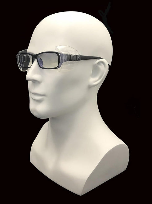 Wanty Universal B52/B26+ Wing Mate Safety Glasses Side Shields - Fits Small/Medium Eyeglasses (4 Pcs M)...
