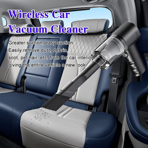 Mini Vacuum Cleaner for Car,2 in 1 Keyboard Vacuum Cleaner Wireless Handheld,Car Vacuum with Brushless Motor High Power 120W Rechargeable Easy to ...