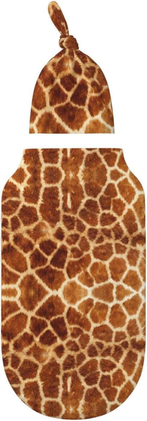 Giraffe Print Swaddle Blankets Newborn Receiving Blanket Baby Swaddle Wrap Soft Sleeping Sack for Baby Girls Boys...