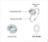JewelryPalace Oval Cut 2ct Cubic Zirconia Engagement Rings for Women, 14K White Gold Plated 925 Sterling Silver Promise Ring for Her, Simulated Di...