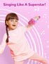 Amazmic Toys for girls, Kids Karaoke Microphone Toddler Microphone for kids with Lights, Birthday Gift for Girls, Boys Toy Age 3 4 5 6 7 8+(Light ...
