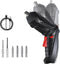 8 in 1 Electric Screwdriver Cordless Drill Rechargeable Set 3.6V Li-ion 3.5N·m Max Torque Electric Rotatable LED Light Screwdriver Multi-Angle Wor...