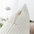 Home Brilliant Euro Sham Super Soft Striped Corduroy Velvet Decorative Throw Pillow Cushion Cover for Baby Couch Bench Sofa Spring Decor, 26x26 in...
