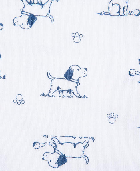 Little Me Blankets for Baby Boys' Puppy Toile Swaddling Receiving Blanket...