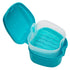 Coolrunner Denture Case, Denture Cup with Strainer, Denture Bath Box False Teeth Storage Box with Basket Net Container Holder for Travel, Retainer...