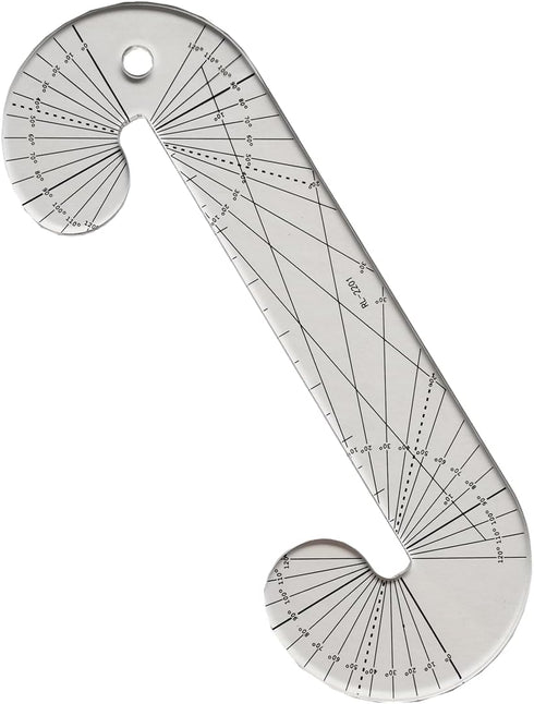 HONEYSEW Angle Angel Quilting Template for longarm Sewing Machine 3/16"...