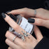 8 Pcs Vintage Silver Rings Sets Y2k Goth Coquette Grunge Chunky Stacking Rings For Women Aesthetic Accessories Jewlery Boho Silver Statement Ring ...