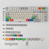 PBT Grey Beige Keycaps Set Cherry Profile 141 Keys Custom Dye-Sub Retro Keyboard Keycaps for 60% 65% 70% 100% Cherry Gateron MX Switches Mechanica...