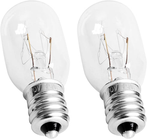 WE05X20431 Dryer Light Bulb - 120V 15W Dryer Drum Light Bulb Replace WE4M305 Fit for GE Kenmore Whirlpool Samsung Maytag Clothes Dryer, 2 Pack, 2700K