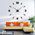 Timelike DIY Large 3D Clock Hands Wall Art Decor Quartz Clock Mechanism Accessories (Black)...