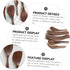 Black Walnut Cutlery Set Flatware Kitchen Tool Wood Scoop Wooden Rice Spoon Honey Spoon Black Walnut Spoon Kitchen Cooking Scoop Cooking Utensils ...