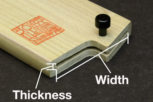 Yoshihiro Natural Magnolia Wood Saya Cover Blade Protector for Gyuto 210mm...
